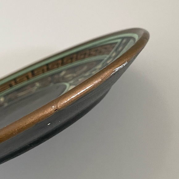 Vintage Black Miniature Greek Mythology Ceramic Collectible Plate Made in Greece - Picture 11 of 14